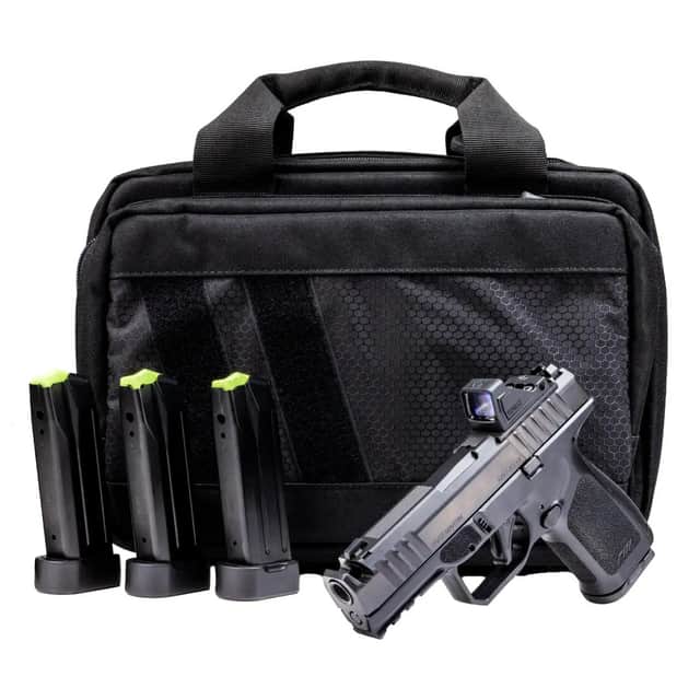 Rost Martin RM1C Comp Bundle *CA Compliant Compact Frame 9mm Luger 10+1 4" Compensated RM1CBLKOSP10CA(COMP)-P Rost Martin RM1C Comp Bundle *CA Compliant Compact Frame 9mm Luger 10+1 4" Compensated RM1CBLKOSP10CA(COMP)-P
