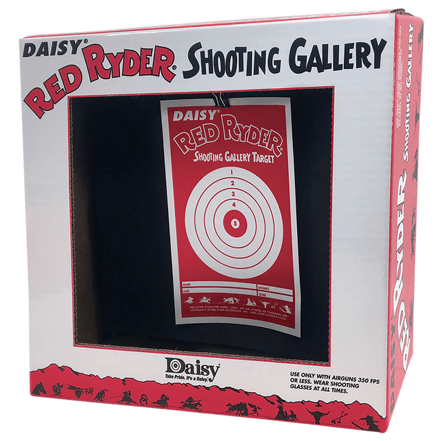 Daisy Red Ryder Shooting Gallery Hanging Paper Airgun Red/White 993164-302 Daisy Red Ryder Shooting Gallery Hanging Paper Airgun Red/White 993164-302