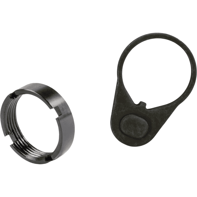White Label Armory WLA-BUF-7006-01 Mil-Spec End Plate Kit Black Aluminum/Steel AR-15 White Label Armory WLA-BUF-7006-01 Mil-Spec End Plate Kit Black Aluminum/Steel AR-15