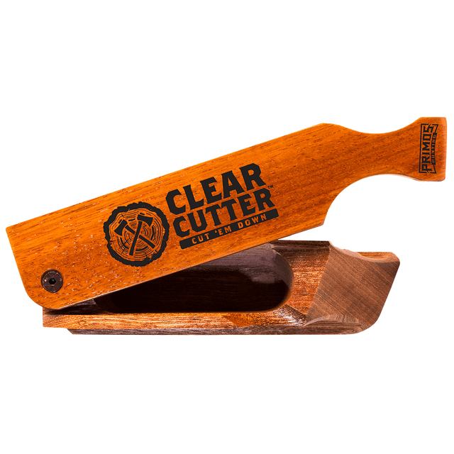 Primos PS244 Clear Cutter Box Call Turkey Hen Sounds Attracts Turkeys Brown Mahogany/Walnut Primos PS244 Clear Cutter Box Call Turkey Hen Sounds Attracts Turkeys Brown Mahogany/Walnut