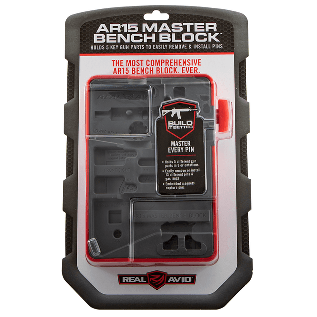 Real Avid Master Bench Block Black Polymer Resin AR Platforms AVAR15MBB Real Avid Master Bench Block Black Polymer Resin AR Platforms AVAR15MBB