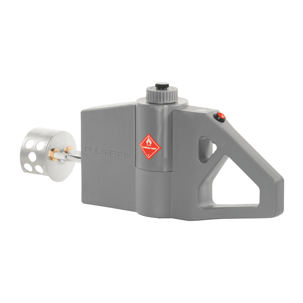 Exothermic Technologies Pulsefire Gray Compact Nylon/Aluminum/FKM 15ft Flame Range 16.90" Long Fuel Gasoline PFCOMPACT Exothermic Technologies Pulsefire Gray Compact Nylon/Aluminum/FKM 15ft Flame Range 16.90" Long Fuel Gasoline PFCOMPACT