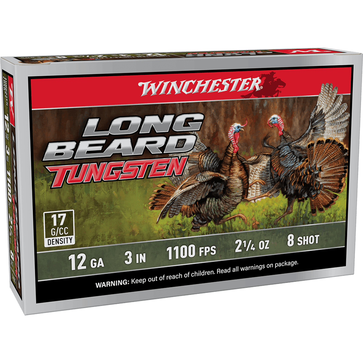 Winchester Ammo LBT1238 12 Gauge 3" 2 1/4oz 8 Shot 5 Per Box Winchester Ammo LBT1238 12 Gauge 3" 2 1/4oz 8 Shot 5 Per Box