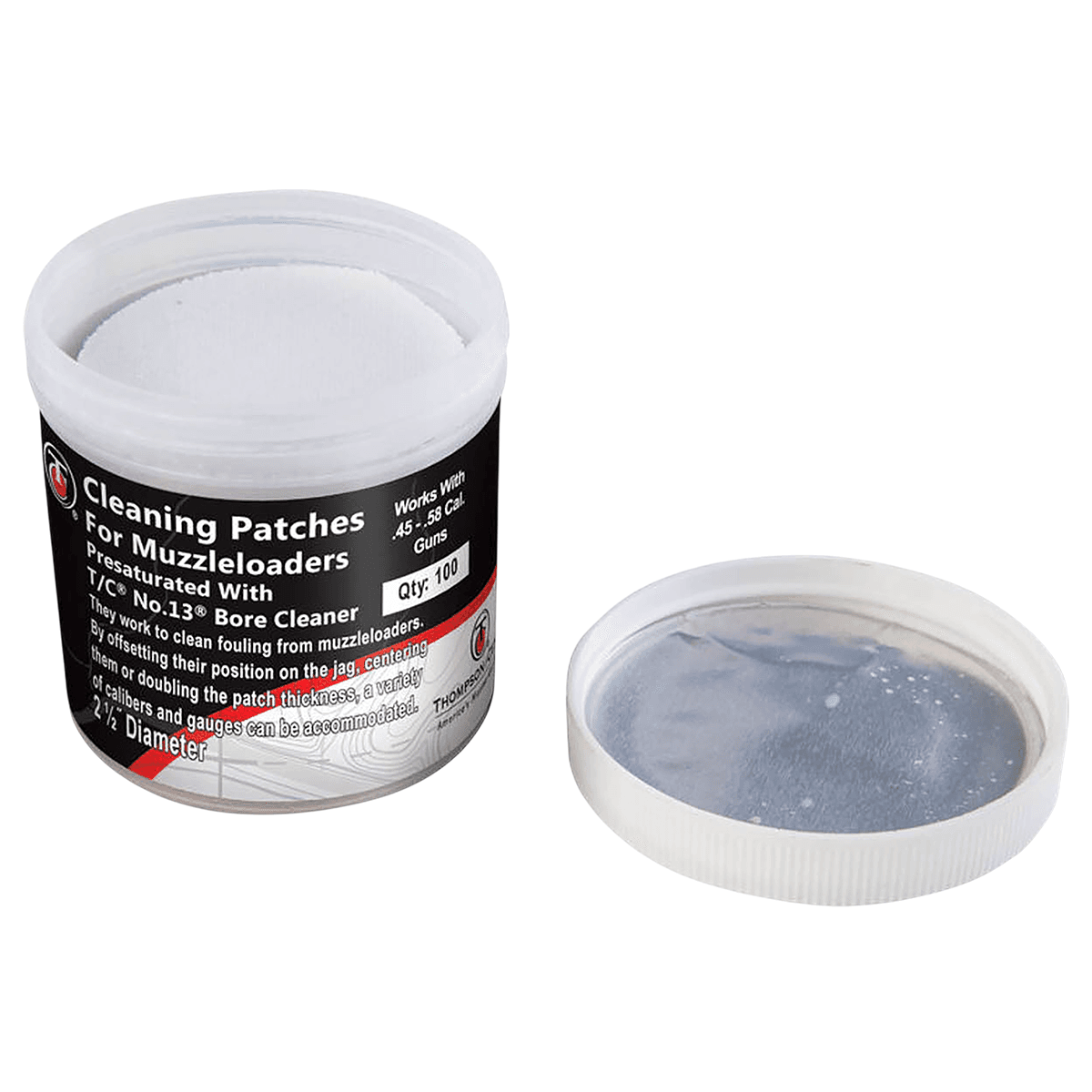 Thompson Center Arms, LLC 9036R Cleaning Patches Muzzleloader 2.50" Cotton 100Ct Thompson Center Arms, LLC 9036R Cleaning Patches Muzzleloader 2.50" Cotton 100Ct