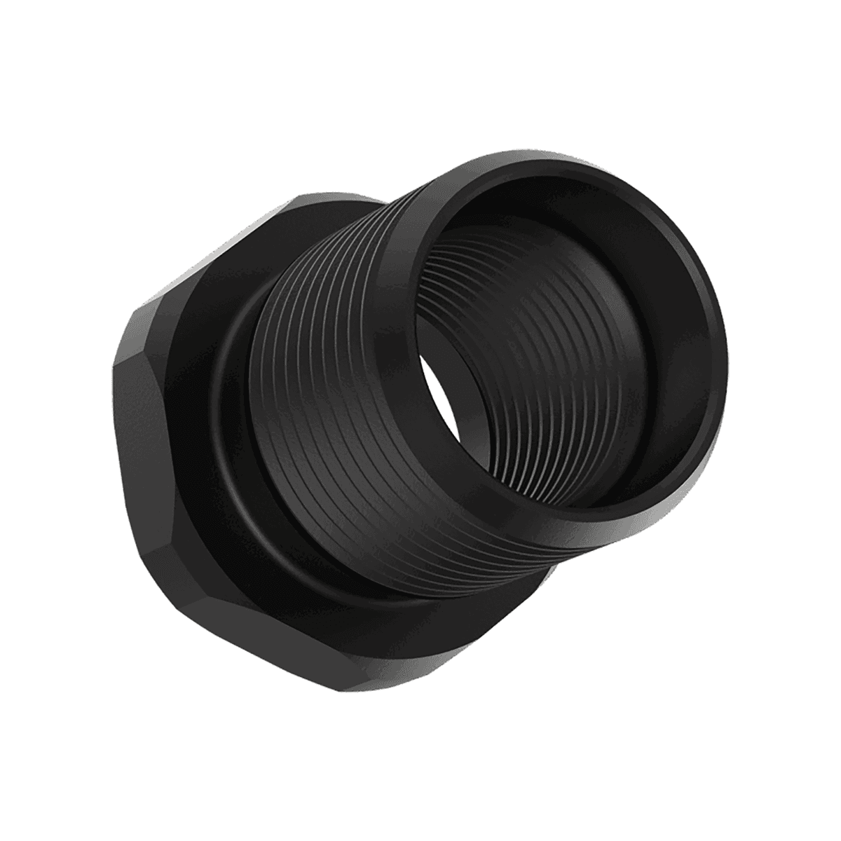 Liberty Precision Machine LPM-2022 Thread Adapter Fits 1/2"x28 to 5/8"x24 Stainless Steel Black Liberty Precision Machine LPM-2022 Thread Adapter Fits 1/2"x28 to 5/8"x24 Stainless Steel Black