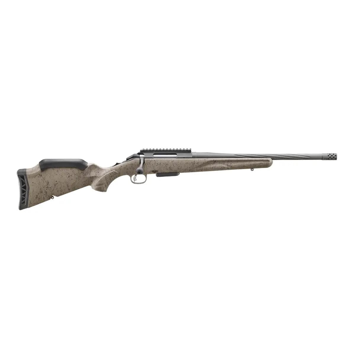 Ruger 46992 American II Ranch 350 Legend 5+1 16.40" Cobalt Cerakote, Flat Dark Earth Splatter Ruger 46992 American II Ranch 350 Legend 5+1 16.40" Cobalt Cerakote, Flat Dark Earth Splatter