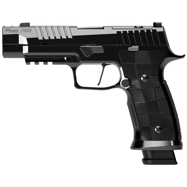 Sig Sauer P320 SXG Full Size Frame 9mm Luger 21+1 3.90" Black High Polished 320SXGF9CWRES Sig Sauer P320 SXG Full Size Frame 9mm Luger 21+1 3.90" Black High Polished 320SXGF9CWRES