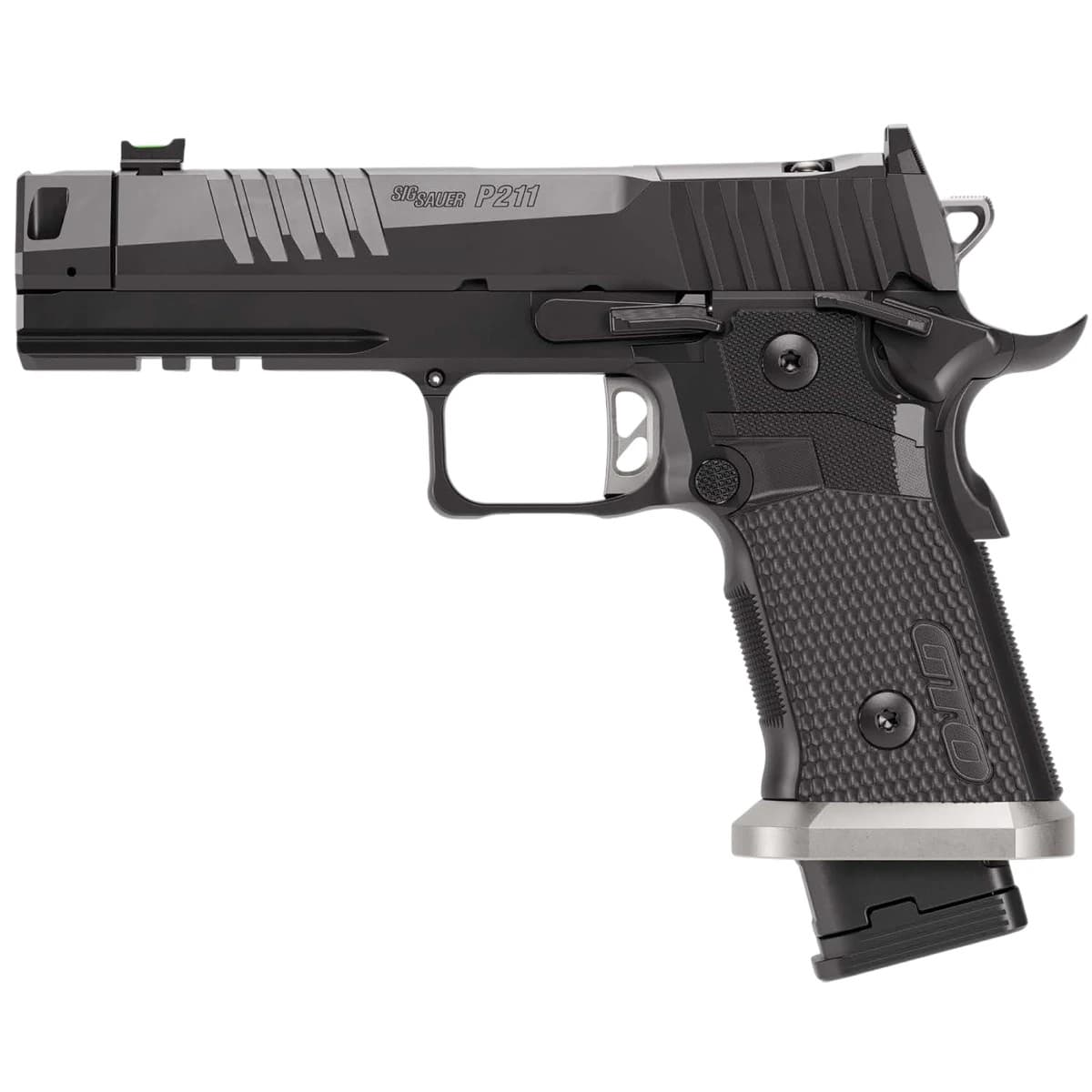 Sig Sauer 211F9GTO10 P211 GTO Full Size 9mm Luger 10+1 4.40" Black, Compensator, Optic Ready Sig Sauer 211F9GTO10 P211 GTO Full Size 9mm Luger 10+1 4.40" Black, Compensator, Optic Ready