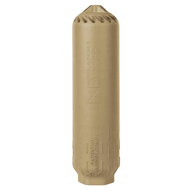 Huxwrx Flow 556 TI Suppressor & Flash Hinder QD FDE Suppressor Huxwrx Flow 556 TI Suppressor & Flash Hinder QD FDE Suppressor