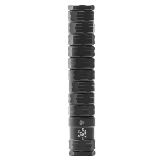 Jk Armament JK105RFX22 RFX 22 Cal 1.05" Black Aluminum/Stainless Steel 1/2"x28 Suppressor Jk Armament JK105RFX22 RFX 22 Cal 1.05" Black Aluminum/Stainless Steel 1/2"x28 Suppressor