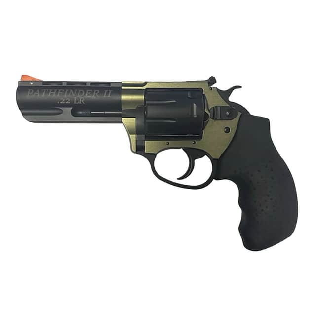 Charter Arms 52236 Pathfinder II Small Frame 22 LR 8 Shot 3.50" Black Passivate/OD Green Charter Arms 52236 Pathfinder II Small Frame 22 LR 8 Shot 3.50" Black Passivate/OD Green