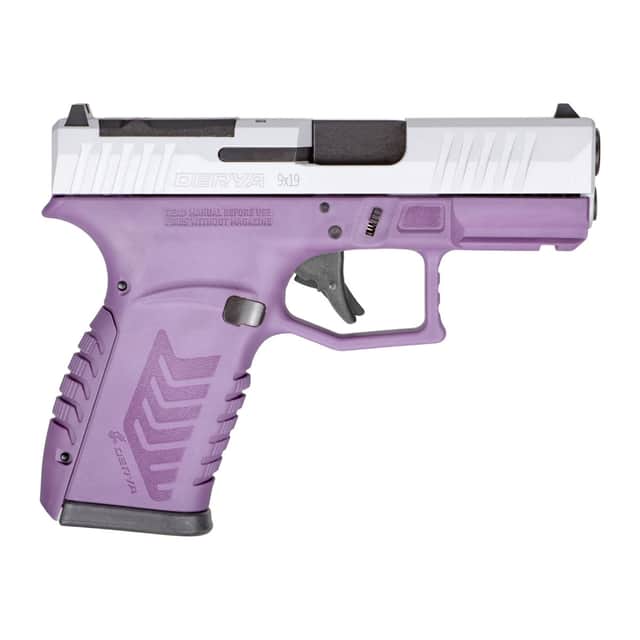 Derya Firearms DY9Z.PRPS.TR DY9Z Sports South Exclusive Micro Compact 9mm Luger 15+1 3.50" Silver Alloy/Purple, Optic Ready Derya Firearms DY9Z.PRPS.TR DY9Z Sports South Exclusive Micro Compact 9mm Luger 15+1 3.50" Silver Alloy/Purple, Optic Ready