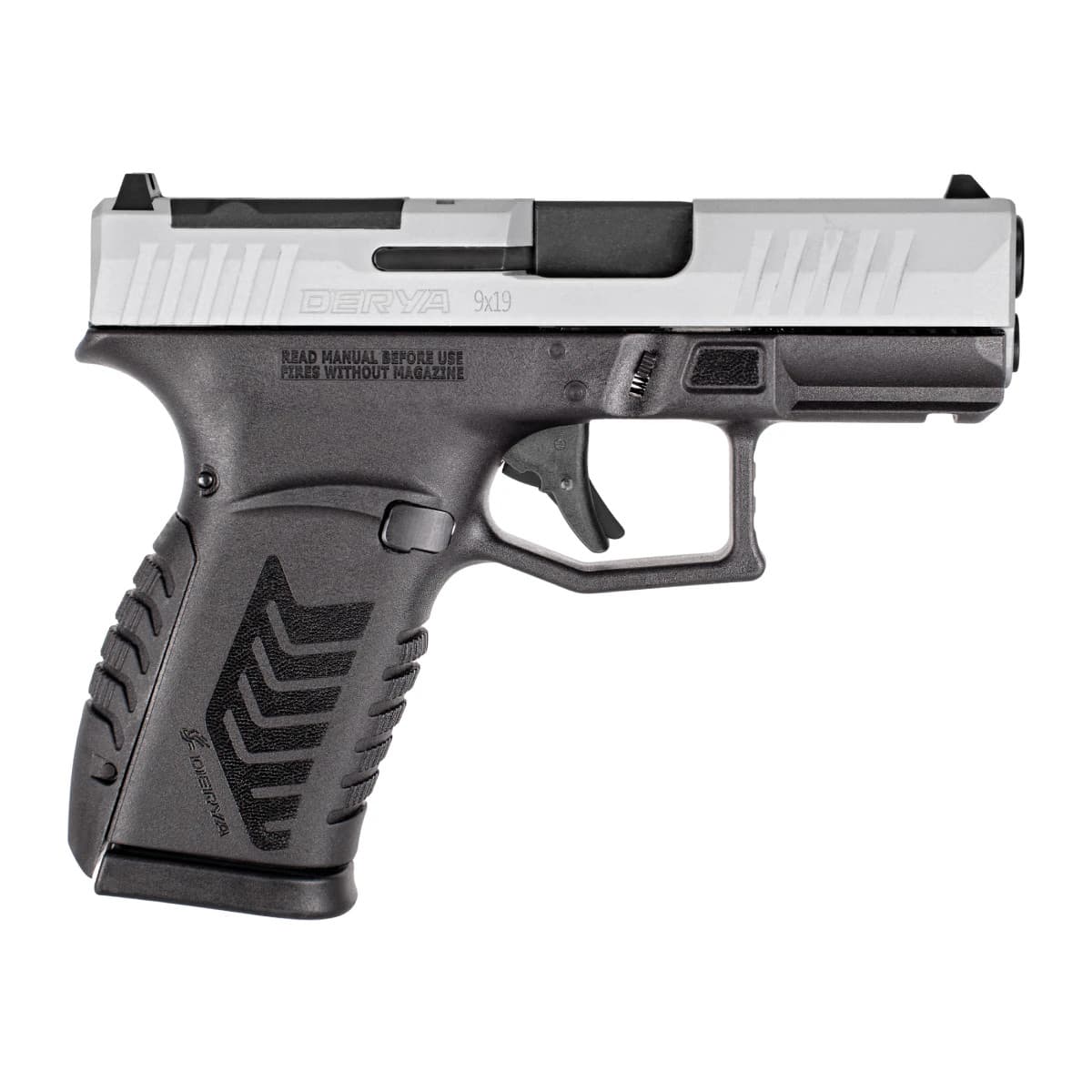 Derya Firearms DY9Z.BS.TR DY9Z Sports South Exclusive Micro Compact 9mm Luger 15+1 3.50" Black/Silver Alloy, Optic Ready Derya Firearms DY9Z.BS.TR DY9Z Sports South Exclusive Micro Compact 9mm Luger 15+1 3.50" Black/Silver Alloy, Optic Ready