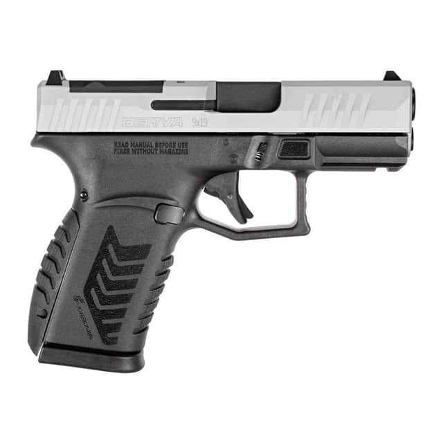Derya Firearms DY9Z.BS.TR DY9Z Sports South Exclusive Micro Compact 9mm Luger 15+1 3.50" Black/Silver Alloy, Optic Ready Derya Firearms DY9Z.BS.TR DY9Z Sports South Exclusive Micro Compact 9mm Luger 15+1 3.50" Black/Silver Alloy, Optic Ready