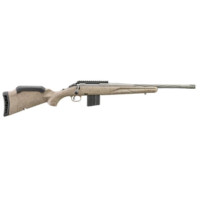 Ruger 46923 American II Ranch Full Size 350 Legend 5+1 16.40" Cobalt Cerakote/FDE Splatter Ruger 46923 American II Ranch Full Size 350 Legend 5+1 16.40" Cobalt Cerakote/FDE Splatter