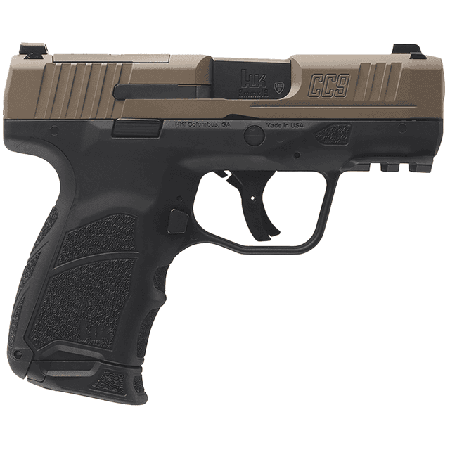 HK 81001192 CC9 Micro Compact 9mm Luger 12+1 3.32" Black Polygonal Rifled Barrel HK 81001192 CC9 Micro Compact 9mm Luger 12+1 3.32" Black Polygonal Rifled Barrel