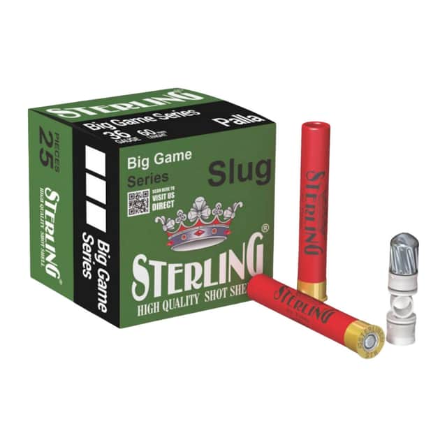 Sterling 8698779961572 410 Bore 2.50" 1/5 oz Slug Shot 25 Per Box Sterling 8698779961572 410 Bore 2.50" 1/5 oz Slug Shot 25 Per Box
