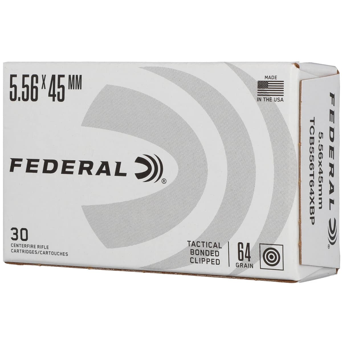 Federal TCB556T64XBP 5.56x45mm 64gr Bonded Soft Point 20 Per Box Federal TCB556T64XBP 5.56x45mm 64gr Bonded Soft Point 20 Per Box