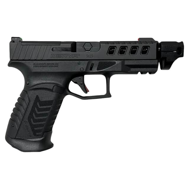 Derya Firearms DY9.COMP.US DY9 9mm Luger 15+1 4.64" Black, Threaded, Compensated, Optic Ready Derya Firearms DY9.COMP.US DY9 9mm Luger 15+1 4.64" Black, Threaded, Compensated, Optic Ready