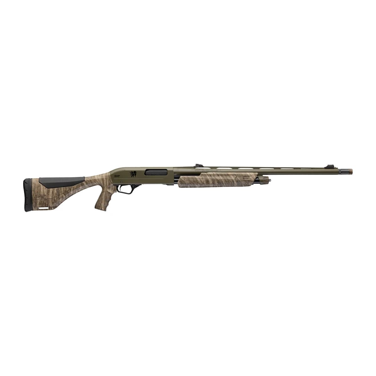 Winchester Repeating Arms 512478290 SXP Long Beard NWTF 12 Gauge Pump 3" 4- 2.75" Shells 24" OD Green/Mossy Oak Bottomland Winchester Repeating Arms 512478290 SXP Long Beard NWTF 12 Gauge Pump 3" 4- 2.75" Shells 24" OD Green/Mossy Oak Bottomland