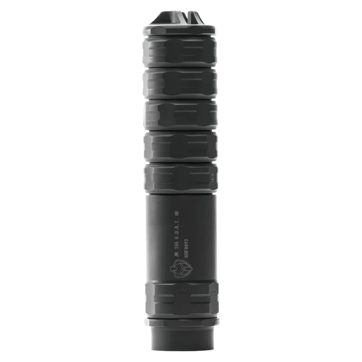 Jk Armament JK-155GOAT-HF-36 36K G.O.A.T HF 1.55" Armor Black Stainless Steel/Titanium Suppressor Jk Armament JK-155GOAT-HF-36 36K G.O.A.T HF 1.55" Armor Black Stainless Steel/Titanium Suppressor