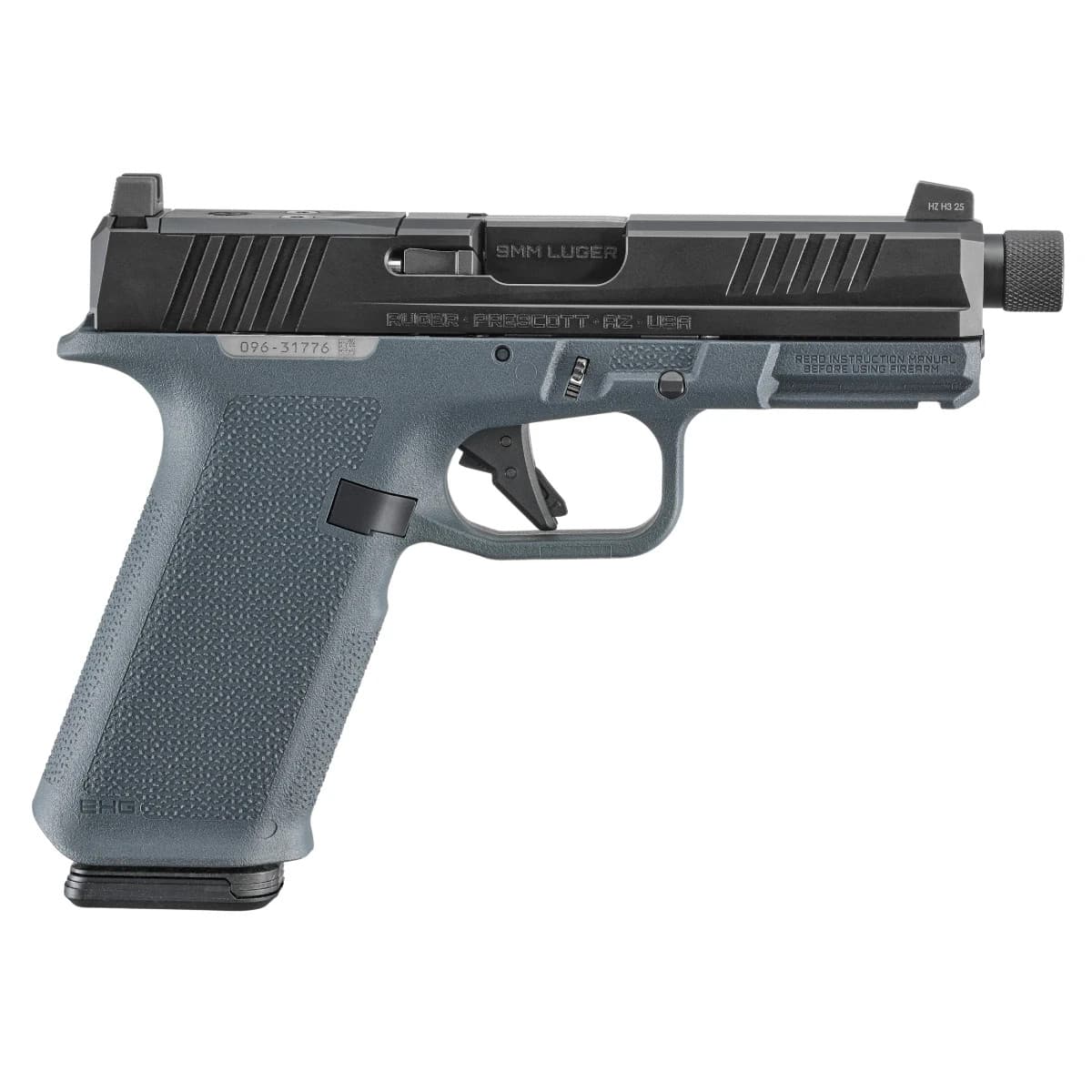 Ruger 19447 RXM 9mm Luger 17+1 4.50" Black FNC Nitride/Stealth Gray, Optic Ready Ruger 19447 RXM 9mm Luger 17+1 4.50" Black FNC Nitride/Stealth Gray, Optic Ready