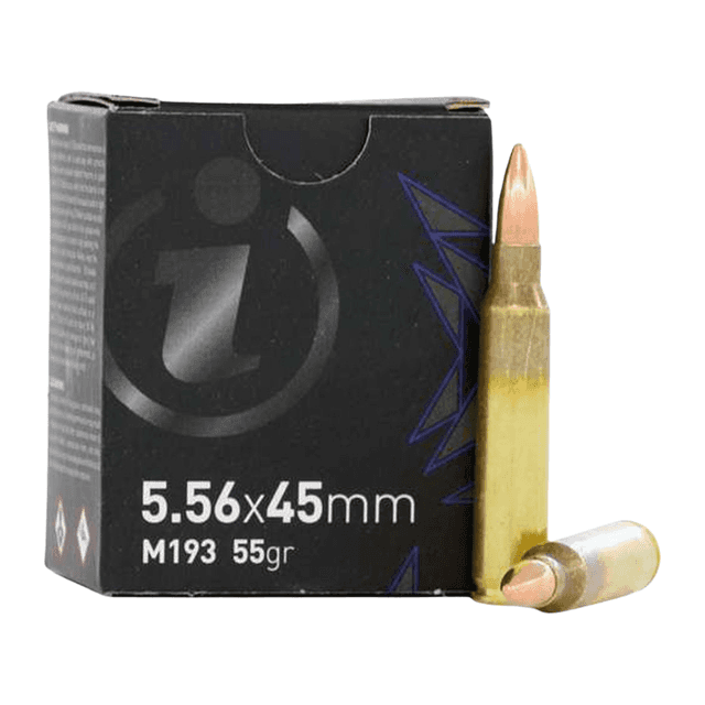 Igman 3877002037115 M193 5.56x45mm NATO 55 gr Full Metal Jacket 20 Per Box Igman 3877002037115 M193 5.56x45mm NATO 55 gr Full Metal Jacket 20 Per Box