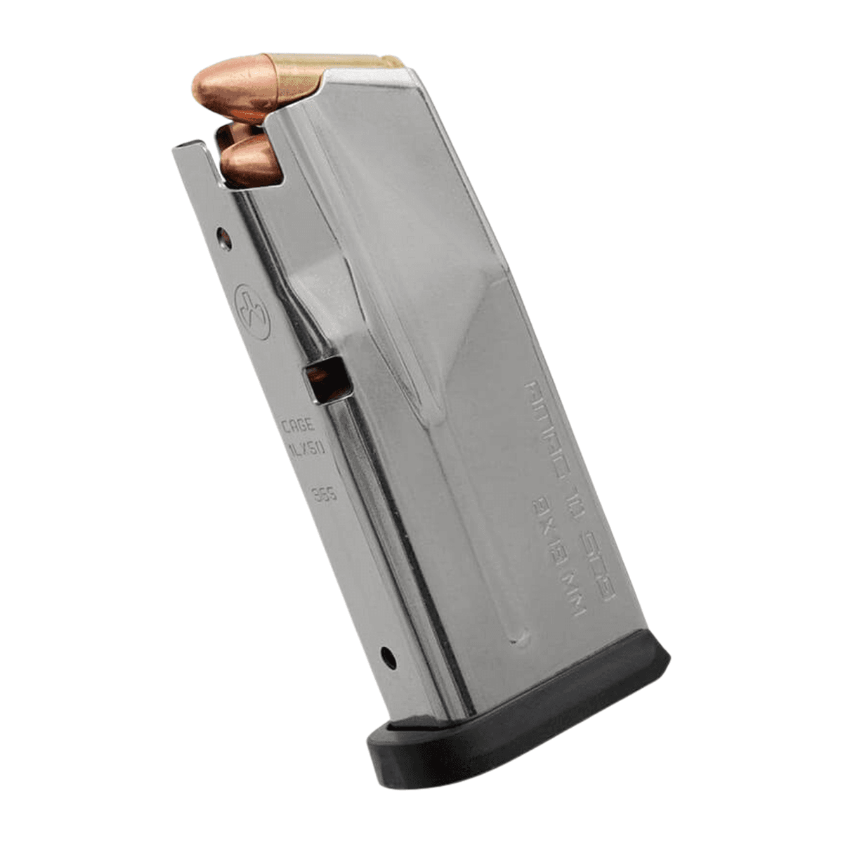 Magpul MAG1489SST AMAG 10rd 9mm Fits Sig P365 Silver Stainless Steel Magpul MAG1489SST AMAG 10rd 9mm Fits Sig P365 Silver Stainless Steel