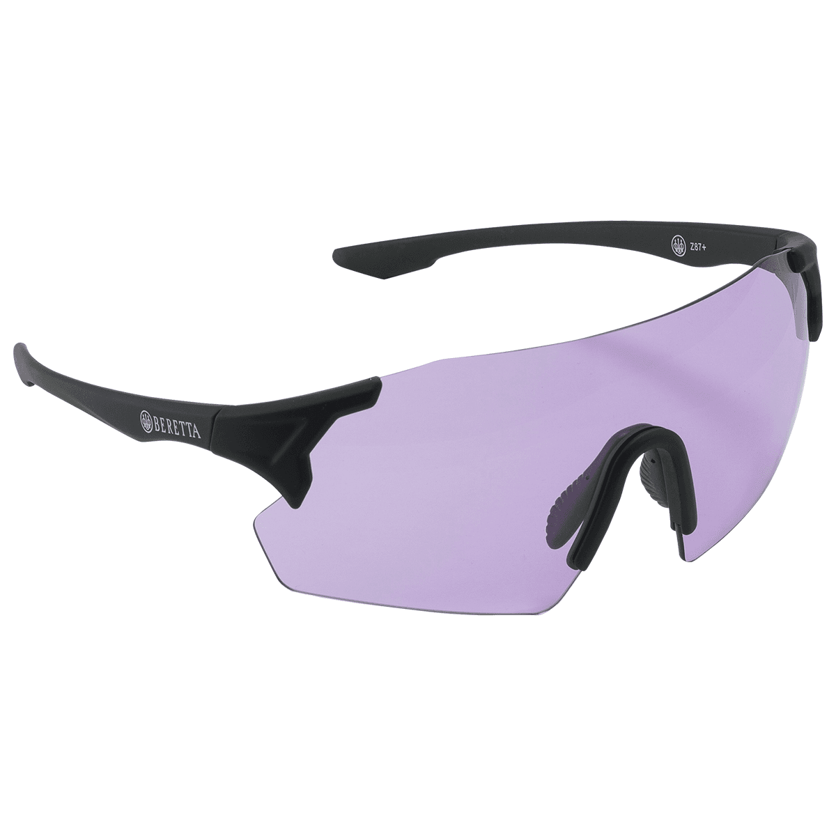 Beretta USA OC061A28540316UNI Challenge EVO Glasses Purple Lens Black Frame Beretta USA OC061A28540316UNI Challenge EVO Glasses Purple Lens Black Frame
