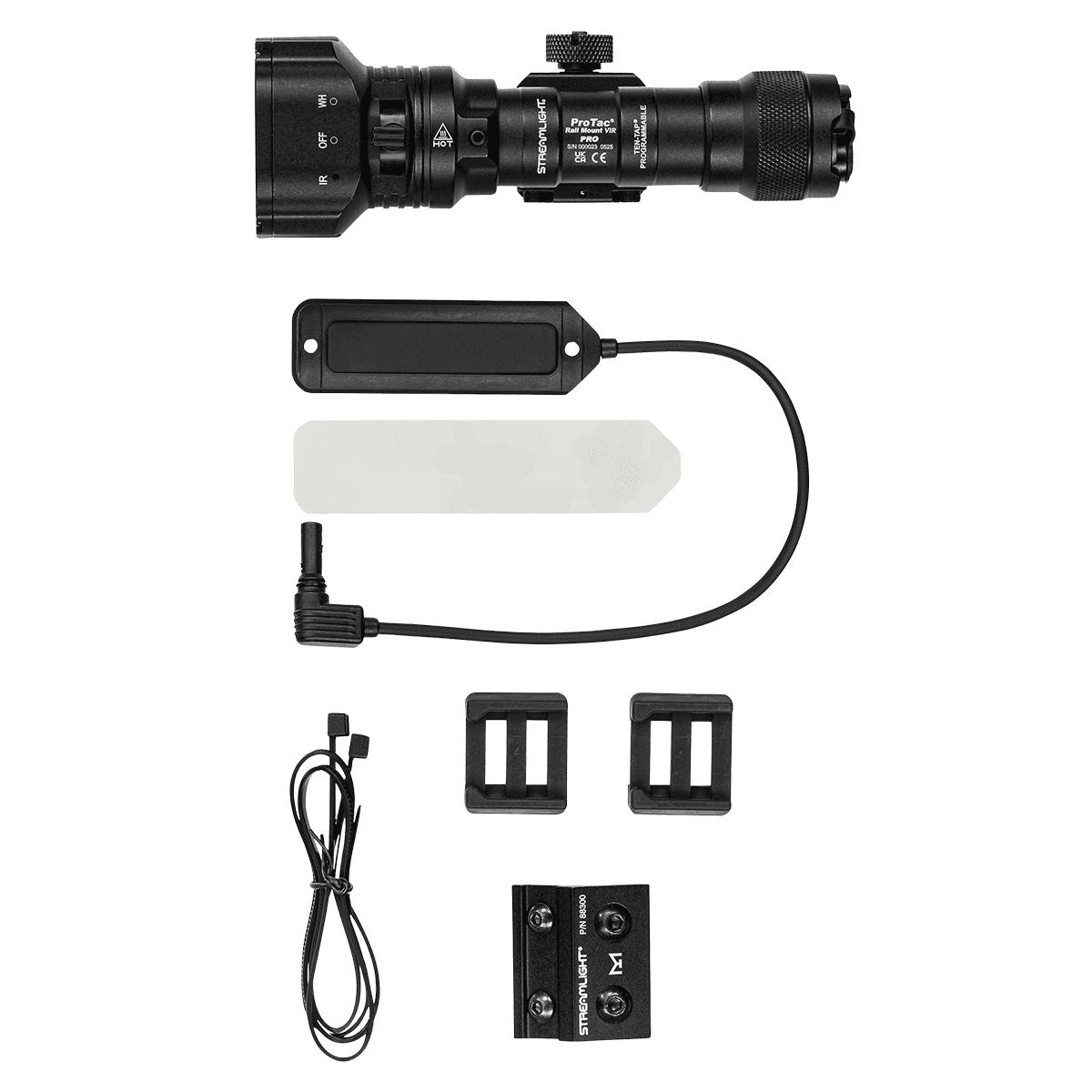 Streamlight 88138 ProTac Rail Mount VIR Pro Black 120/540/1100 Lumens 600mW/2300mW Streamlight 88138 ProTac Rail Mount VIR Pro Black 120/540/1100 Lumens 600mW/2300mW