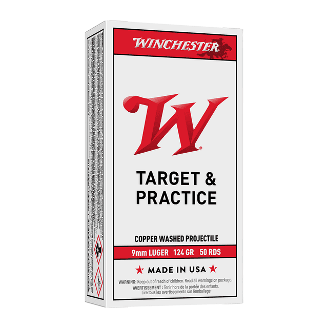 Winchester Ammo USA9MM124 USA 9mmLuger 124gr Full Metal Jacket 50 Per Box Winchester Ammo USA9MM124 USA 9mmLuger 124gr Full Metal Jacket 50 Per Box