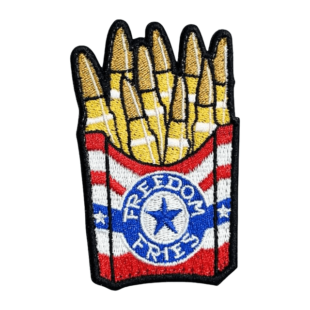 Walker's PATFF Moral Patches Red/White/Blue/Brass Velcro Freedom Fries Walker's PATFF Moral Patches Red/White/Blue/Brass Velcro Freedom Fries