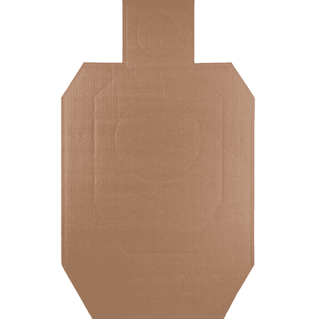 Action Target IDPACB100 IDPA Competition Torso Cutout Hanging Cardboard Brown 100Ct Action Target IDPACB100 IDPA Competition Torso Cutout Hanging Cardboard Brown 100Ct