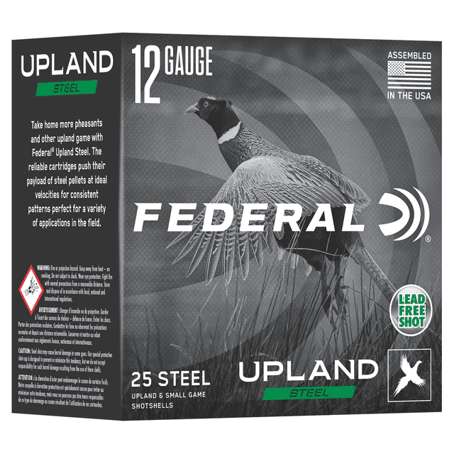 Federal USH124 12 Gauge 2.75" 1 1/8oz 4 Shot 25 Per Box Federal USH124 12 Gauge 2.75" 1 1/8oz 4 Shot 25 Per Box