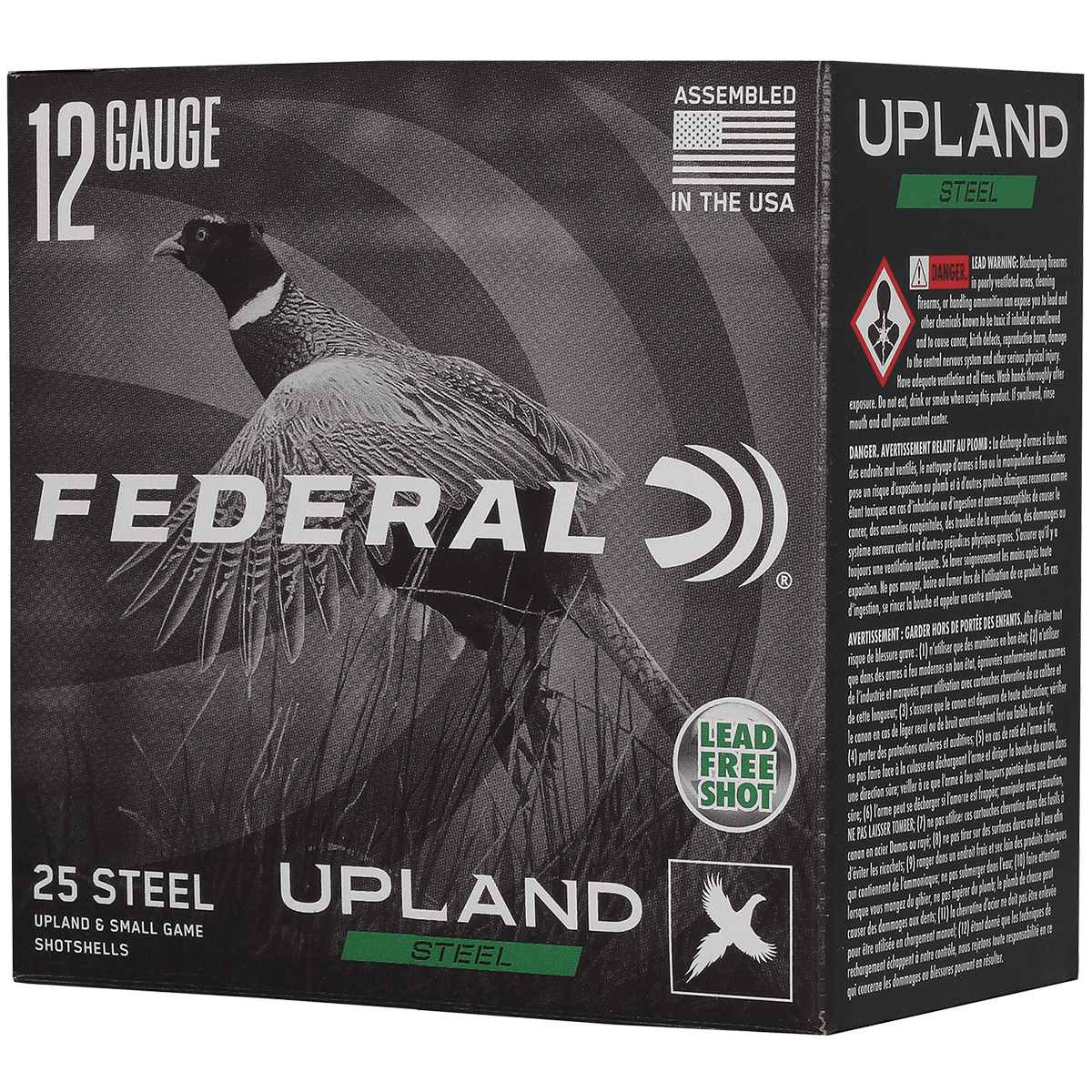 Federal USH125 12 Gauge 2.75" 1 1/8oz 5 Shot 25 Per Box Federal USH125 12 Gauge 2.75" 1 1/8oz 5 Shot 25 Per Box