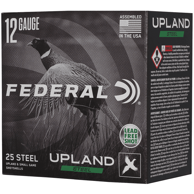 Federal USH125 12 Gauge 2.75" 1 1/8oz 5 Shot 25 Per Box Federal USH125 12 Gauge 2.75" 1 1/8oz 5 Shot 25 Per Box