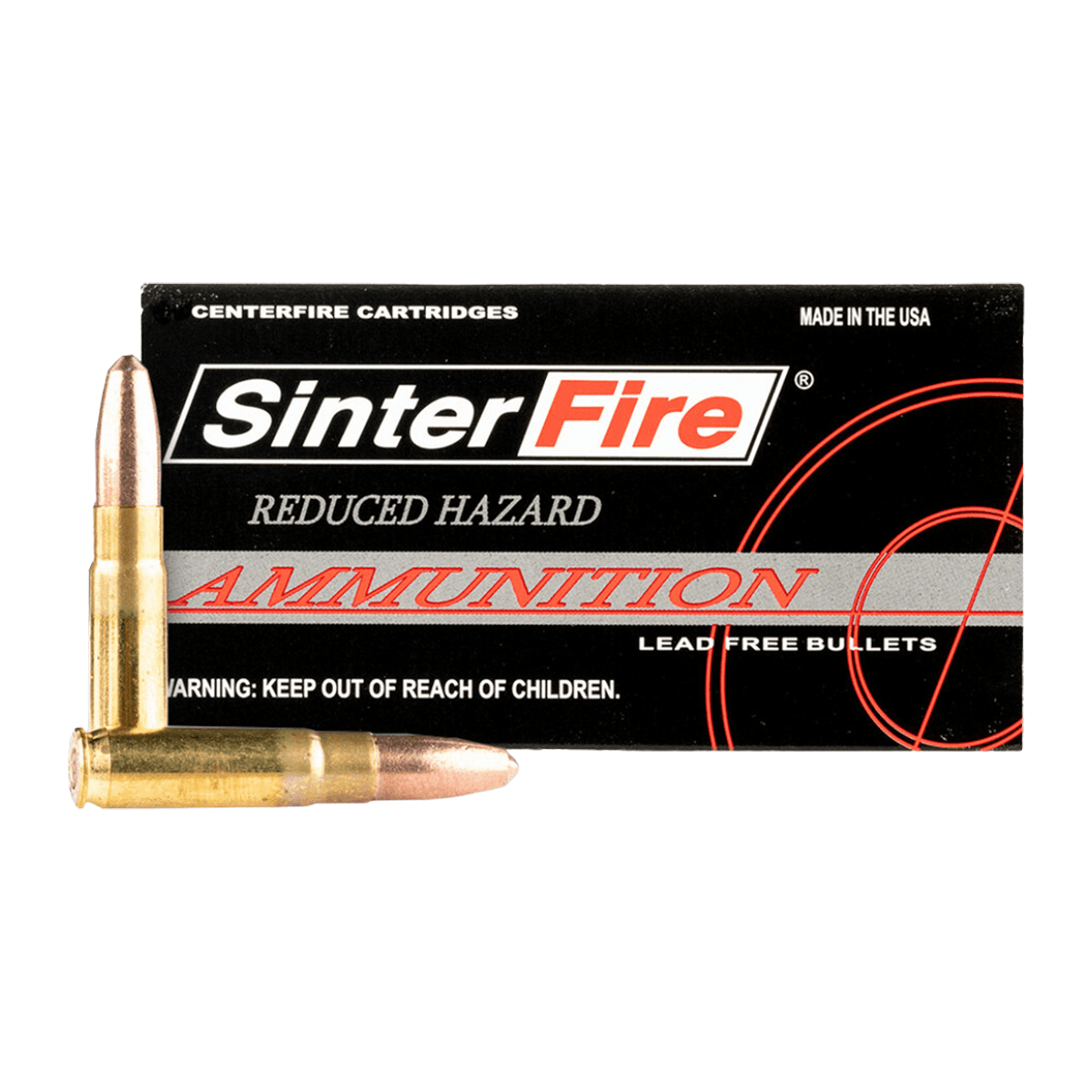 SinterFire Inc SF300BLK110RHA Reduced Hazard Ammo (RHA) 300 Blackout 110gr Lead Free Frangible 50 per Box SinterFire Inc SF300BLK110RHA Reduced Hazard Ammo (RHA) 300 Blackout 110gr Lead Free Frangible 50 per Box