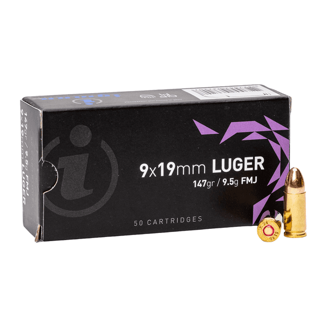 Igman 3877002037207 9mm Luger 147 gr Full Metal Jacket 50 Per Box Igman 3877002037207 9mm Luger 147 gr Full Metal Jacket 50 Per Box