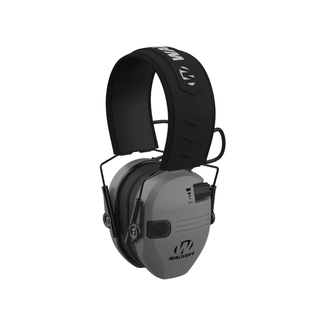 Walker's GWPCRSEMGY Razor Compact Electronic Muff 23 dB Over the Head Grey Youth/Women Walker's GWPCRSEMGY Razor Compact Electronic Muff 23 dB Over the Head Grey Youth/Women