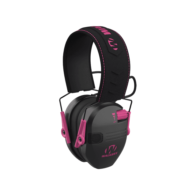 Walker's GWPCRSEMPK Razor Compact Electronic Muff 23 dB Over the Head Pink Youth/Women Walker's GWPCRSEMPK Razor Compact Electronic Muff 23 dB Over the Head Pink Youth/Women