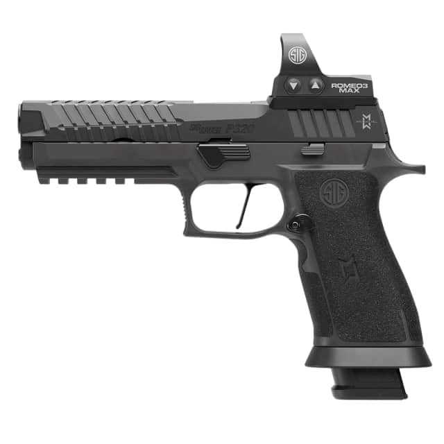Sig Sauer 320X59MAXM2 P320 MAX 2 9mm Luger 21+1 5" Black Nitride Match Grade Bull Barrel Sig Sauer 320X59MAXM2 P320 MAX 2 9mm Luger 21+1 5" Black Nitride Match Grade Bull Barrel