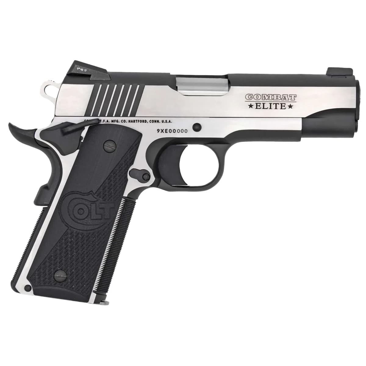 Colt Mfg O4082CE Combat Elite Commander 9mm Luger 8+1 4.25" Stainless Steel/Two Tone Colt Mfg O4082CE Combat Elite Commander 9mm Luger 8+1 4.25" Stainless Steel/Two Tone
