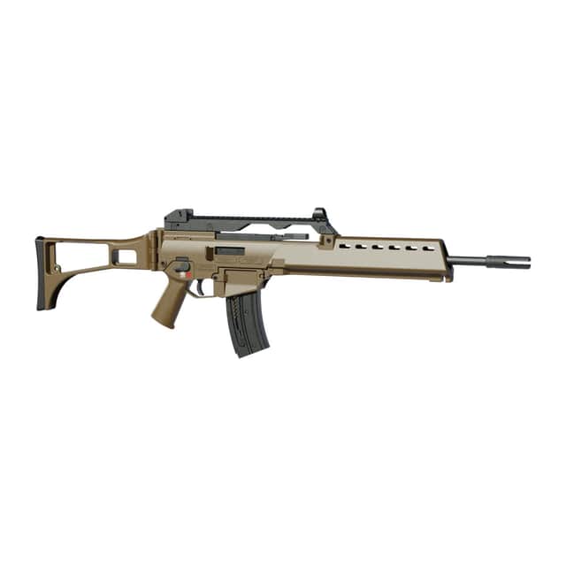 HK 81001321 G36 22 LR 20+1 18.13" Black Barrel w/Flash Suppressor, Flat Dark Earth HK 81001321 G36 22 LR 20+1 18.13" Black Barrel w/Flash Suppressor, Flat Dark Earth