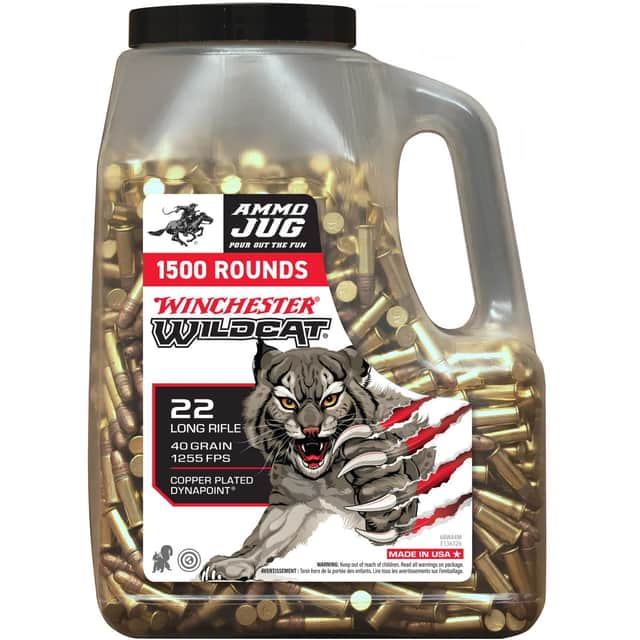 Winchester Ammo WW22LRJUG Wildcat 22LR 40gr 1500 Per Box Winchester Ammo WW22LRJUG Wildcat 22LR 40gr 1500 Per Box