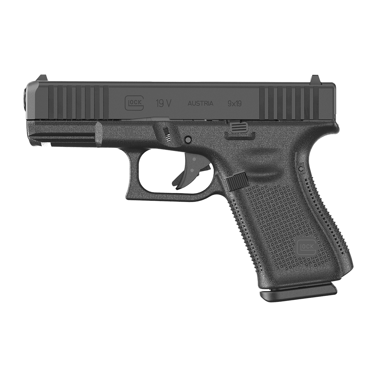 Glock UV1950203 G19 V Compact 9mm Luger 15+1 4.02" Black Glock UV1950203 G19 V Compact 9mm Luger 15+1 4.02" Black