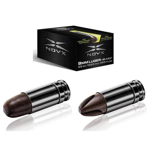 NovX Engagement Extreme Self-Defense Ammunition 9mm Luger 65 Grain ARX Lead-Free NovX Engagement Extreme Self-Defense Ammunition 9mm Luger 65 Grain ARX Lead-Free