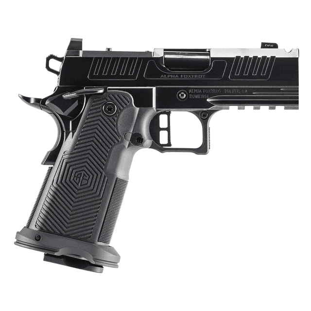 Alpha Foxtrot AA39X1QIH-PDBK19 AF1911 Romulus Compact 9mm Luger 20+1 3.50" Black Ported, Optic Ready Alpha Foxtrot AA39X1QIH-PDBK19 AF1911 Romulus Compact 9mm Luger 20+1 3.50" Black Ported, Optic Ready