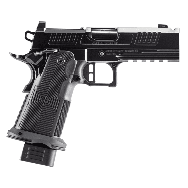 Alpha Foxtrot AA39X1CIH-PDBK19 AF1911 Romulus Compact 9mm Luger 20+1 4.25" Black, Ported Barrel, Optic Ready Alpha Foxtrot AA39X1CIH-PDBK19 AF1911 Romulus Compact 9mm Luger 20+1 4.25" Black, Ported Barrel, Optic Ready