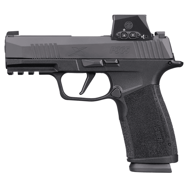 Sig Sauer 365XCA-9-BXR3-RXSL-10 P365 XMacro w/Optic Compact 9mm Luger 10+1 3.70" Black Nitron, Romeo-X Compact Sig Sauer 365XCA-9-BXR3-RXSL-10 P365 XMacro w/Optic Compact 9mm Luger 10+1 3.70" Black Nitron, Romeo-X Compact
