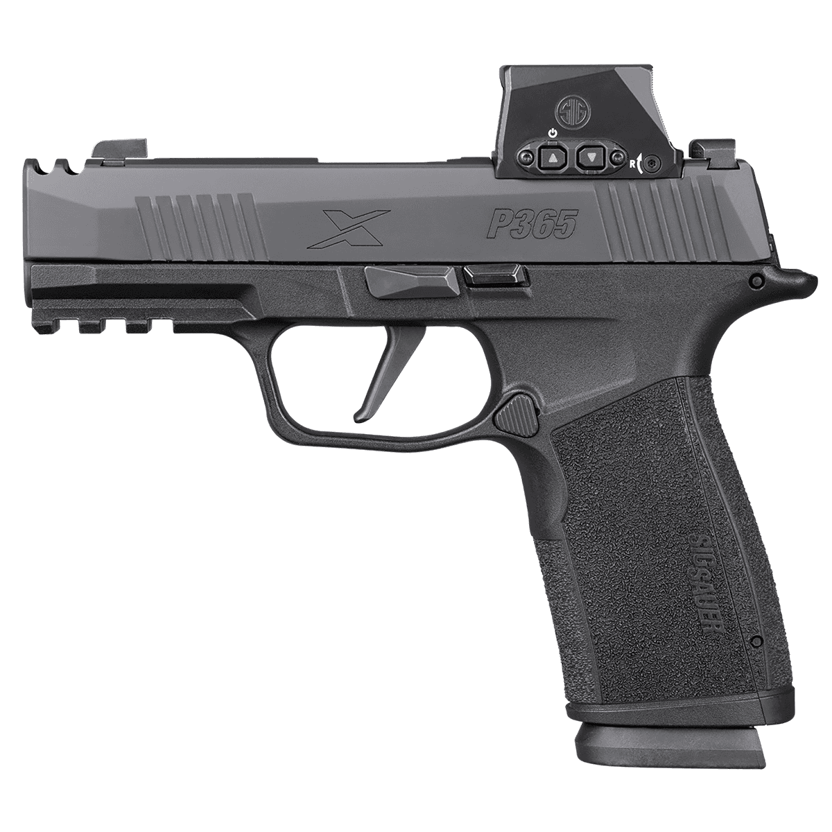 Sig Sauer 365XCA-9-COMP-RXSL-10 P365 XMacro w/Optic Compact 9mm Luger 10+1 3.10" Black Nitron, Romeo-X Compact Sig Sauer 365XCA-9-COMP-RXSL-10 P365 XMacro w/Optic Compact 9mm Luger 10+1 3.10" Black Nitron, Romeo-X Compact